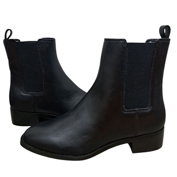 J. Crew Chelsea Boots Gothic Streetwear Size 6 Black - Picture 5 of 14